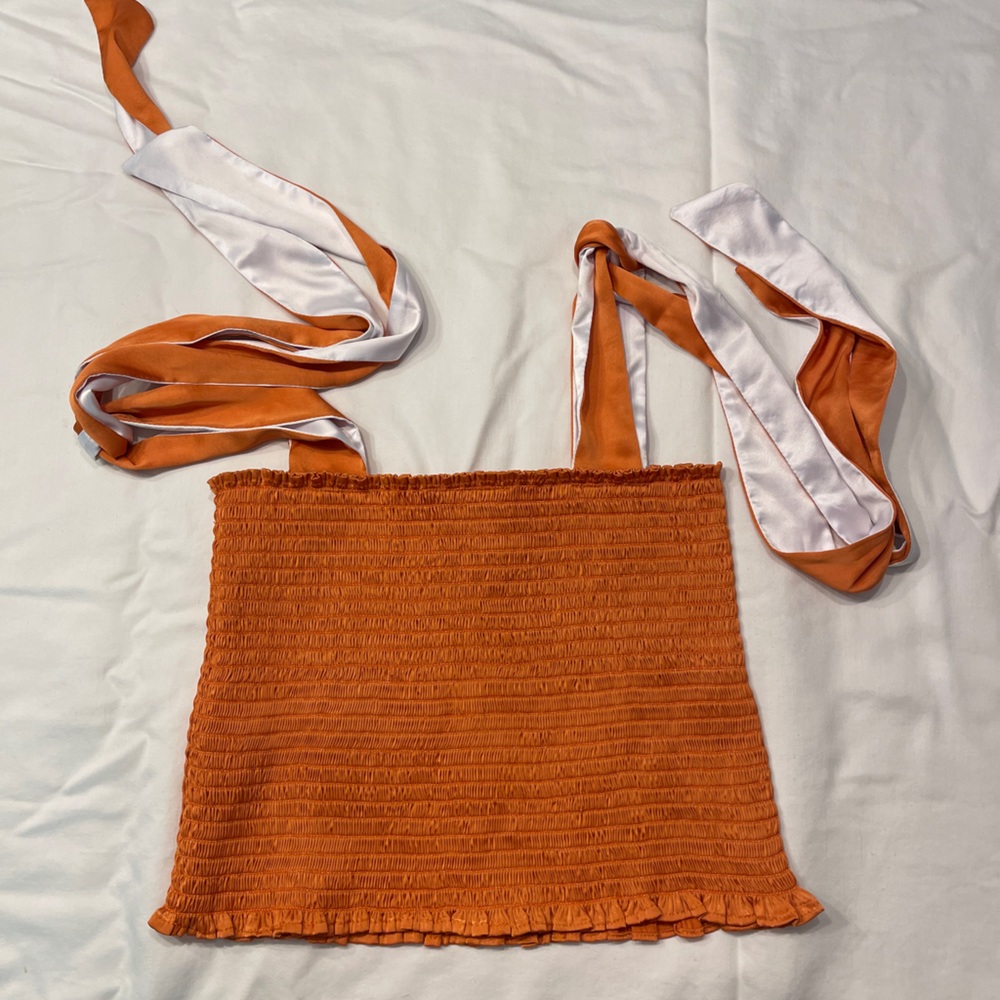 Koch Cece Top in Texas Tangerine. Size small. New with removed tag. - Picture 1 of 4